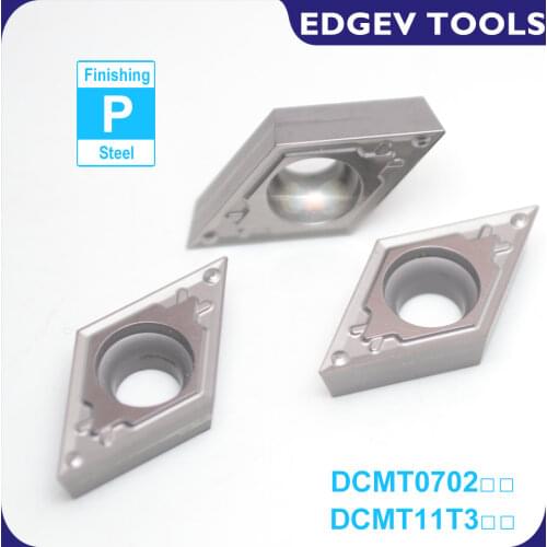 Cermet Inserts DCMT11T302 DCMT11T304 DCMT11T308 Carbide Insert Milling Boring Steel CNC Lathe Turning Knife DCMT3205 321 HQ TN60
