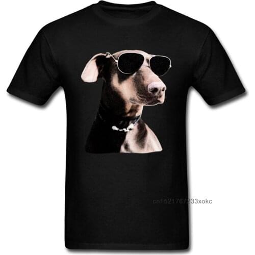 Hipster Dachshund Brown T-shirt Men Black T Shirt 3D Dog Print Clothes Summer Tshirt Cotton Tops Tees Funky Streetwear
