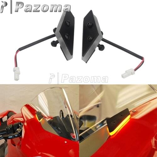 For Ducati Panigale V4 V4S V4 Speciale V4R Motorcycle Supersports Front LED Turn Signal Kit Mirror Block Off Pates PLUG & PLAY