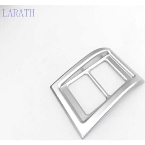 2pcs ABS Chrome Left Hand Drive Interior Dashboard Console Bottom Button Switch Cover Trim For Land Cruiser LC200 2016