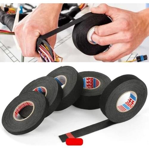Pile Wiring Harness Tape 9MM Width New Tesa Type Coroplast Tape Loom Length 15M for Cable Harness