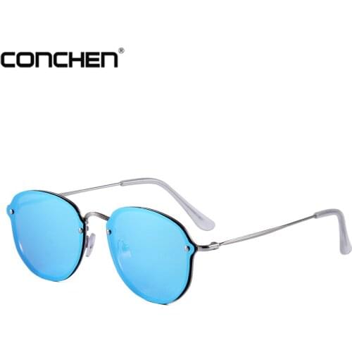 CONCHEN Sunglasses Men Brand Designer Male Sun Glasses For Driving Vintage Eyewear Shades With Case
