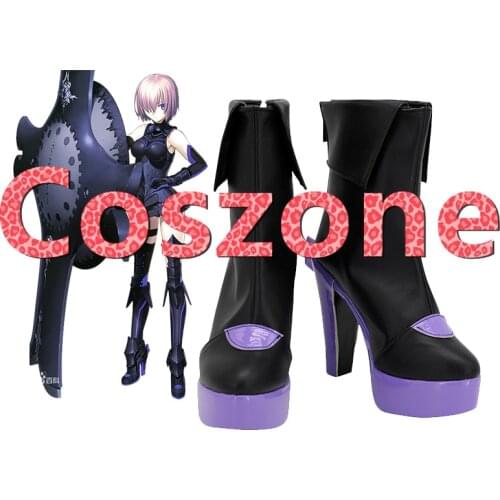 Fate Grand Order Mash Kyrielight Cosplay Shoes Boots Halloween Carnival Cosplay Costume Accessories