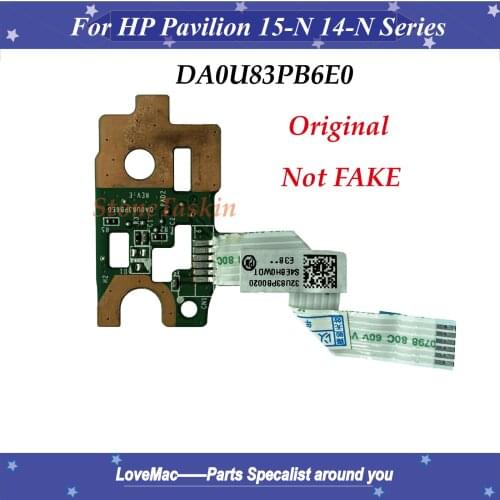 Original High quality For HP pavilion 15-N 14-N 15-F Power Button Board with Cable DA0U83PB6E0 732076-001 732076-001 776780-001