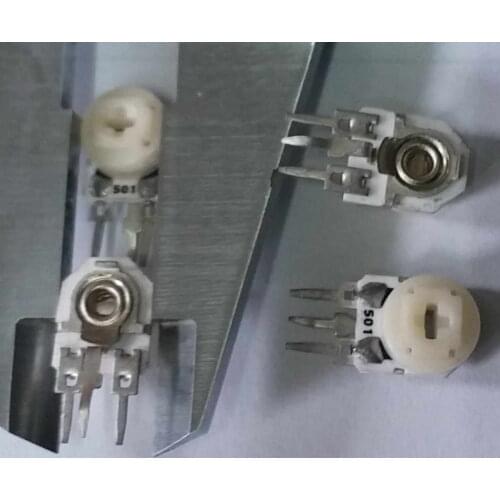 Original new 100% TG825MC 8mm adjustable potentiometer 500R 501 ceramic glaze potentiometer (SWITCH)