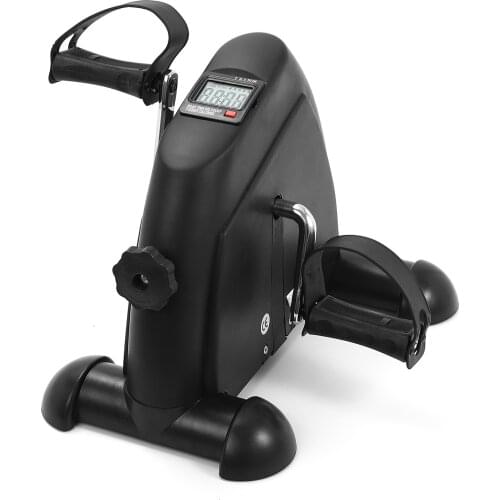 Mini Pedal Stepper Exercise Machine LCD Display Indoor Cycling Bike Stepper with Adjustable Resistance For Home Office Gym