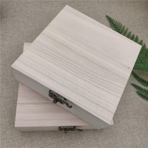 Special Offer Square Wooden Box Gift Packing Box With Round Corner Can Custom 16.8X16.8X5.5cm 2PCS
