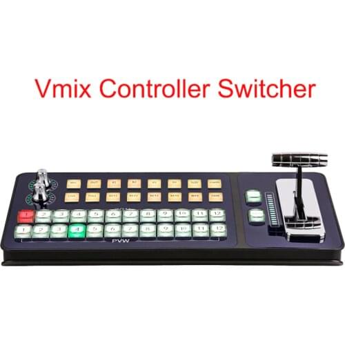Vmix Controller T-bar Control Switcher Switching Station Panel Live Console Education Recording Broadcasting Guide Keyboard