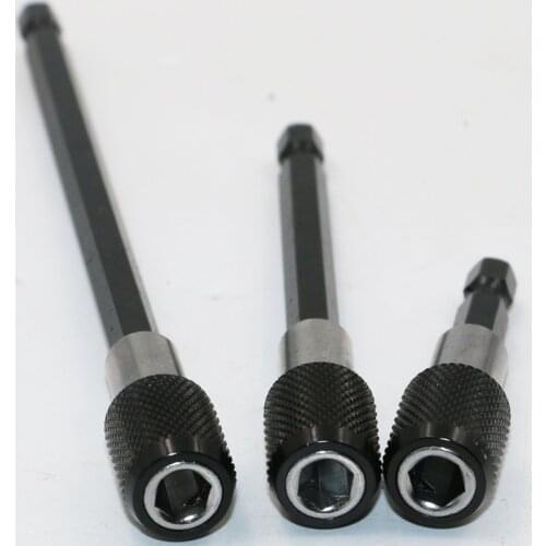 1/4" 6.35mm Hex Shank Quick-release Extension Socket Bar Magnetic Extension Screwdriver Bit Holder Power Drill Connection Bar