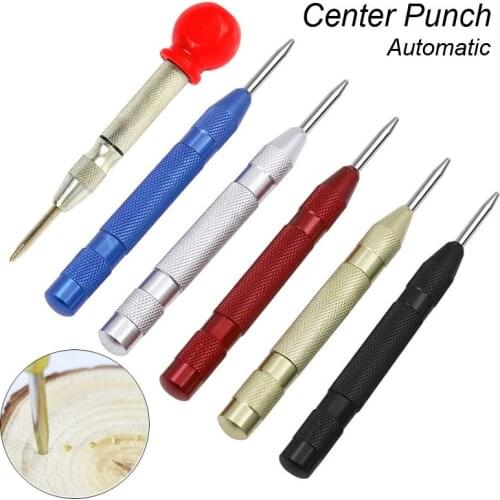 Window Breaking Device Automatic Center Pin Punch Drill Wood Metal Center Puncher Hole Punching Locator Drill Bit Woodworking