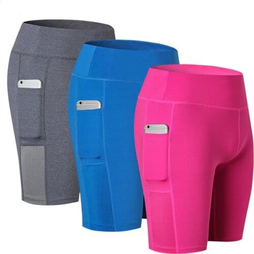 Fanceey Summer high wais women shorts biker Jogging cycling Shorts Compression Gymwear Fitness Sports Shorts for women sweatpant