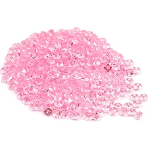 2000pcs/Bag 4.5mm Acrylic Resin Crystal Diamond Decoration Christmas Wedding Party Table Confetti Gem Cecors Desktop Ornaments