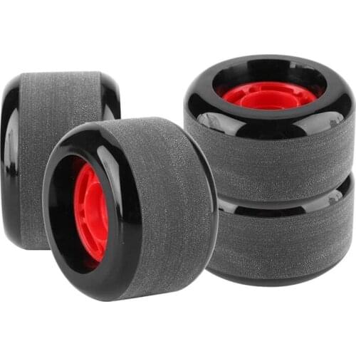 4 Pcs Long Board Wheel Durable 75-85A PU Skateboard Wheels Good Mobile Control Ability Cruising Board Wheel