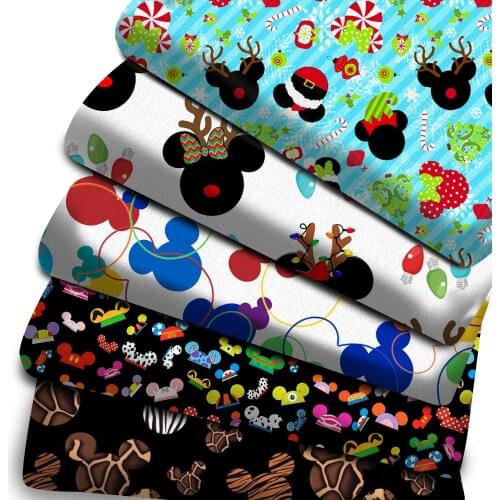 50*145cm Cartoon Polyester Cotton Fabric for Tissue Sewing Quilting Fabrics Needlework Material DIY Handmade,1Yc20520