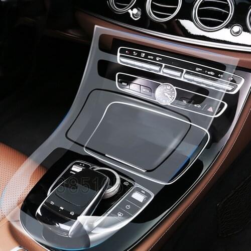 6pcs Car Styling For Mercedes Benz W213 New E Class E200/260/300/200L High Quality TPU Car transparent protective film stickers