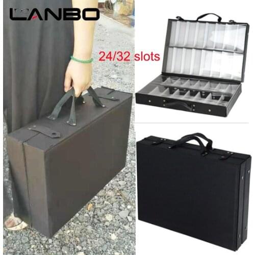 24 Slots 32 Slots Suitcase High Quality Glasses Case Glasses Sunglasses Display Rack Holder Glasses Organizer Display Box Case