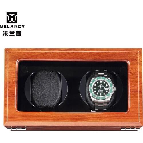 Wooden Automatic Watch Winder for Mechanical Watch Box Holder Display Jewelry Storage Watches Case