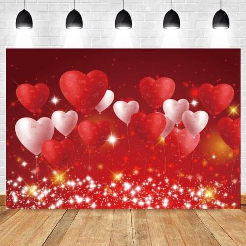 Yeele Valentines Day Backdrop Party Decor Red Heart Light Bokeh Photozone Photo Photographic Background For Photo Studio Props