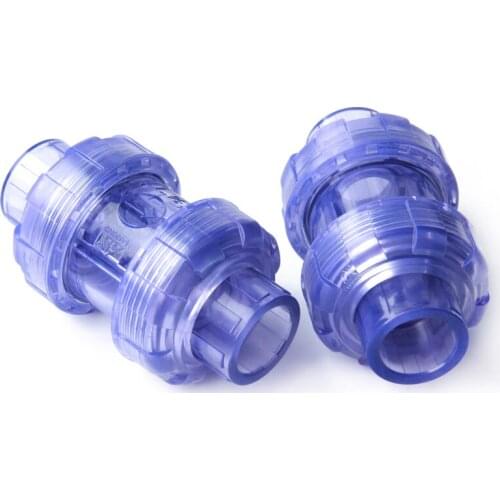 Gogo thicken high quality PVC check valve union joint one way inverted valve