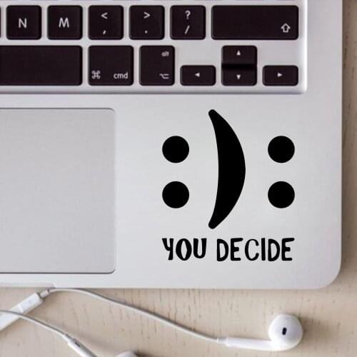 Cute Smiley face Laptop Decal For 13 11 12 15 Inch Skin Notebook Sticker