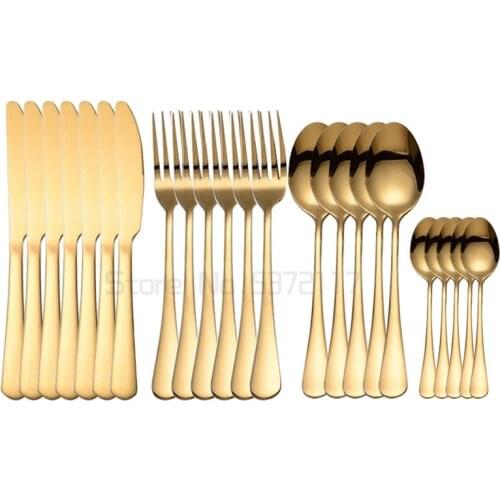 Flatware Set Stainless Steel Dinnerware Set Cutlery Set Knife Cake Fork Spoon Dinner Set Silver Home Tableware Set