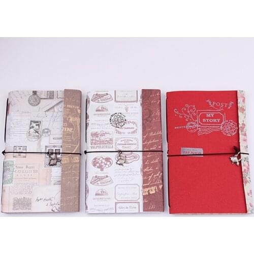 1PC Novelty Cashmere paper Notebook Pendant Series Planner 18 Pages Diary School Stationery notebooks Student Supplies (ss-1703)