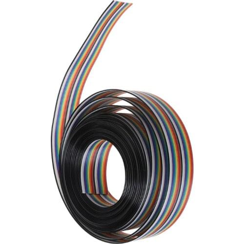 203F 5m Rainbow Cable 20Pin Wire With 1.27mm Line Pitch Connect Wires