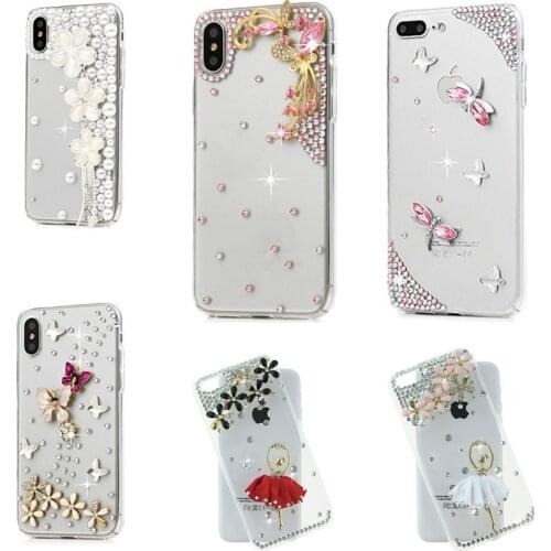 Luxury Bling Diamond Bumper for Iphone 11 12 Pro Max XR XS Max X 7 8 6 6s Plus 5 5s SE 5c Case Crystal Rhinestone 3D Frame Capa