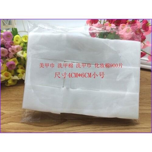 900 pcs/lot Nail Tools Polish Remover Wipes Paper Tissue Nail Clean Wipes Cotton Lint Pads