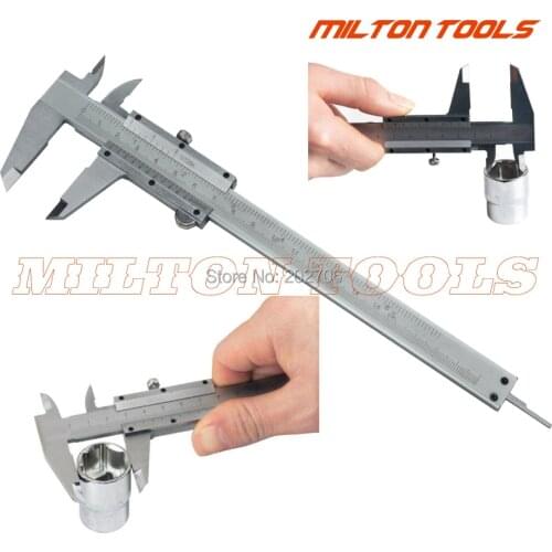Vernier Caliper 6" 0-150mm 0.05mm 1/128" Metal Calipers Gauge Micrometer Pie De Rey Paquimetro Measuring Tools