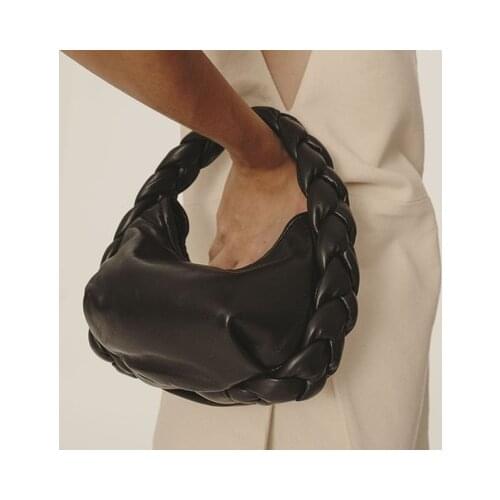 Round Shape Handle Design Soft PU Leather Crossbody Bags For Women 2021 Luxury Branded Shoulder Handbags Ladies Totes