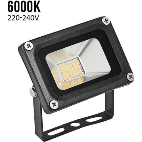 20W 12LED Flood Light 220-240V 6000K Outdoor Searchlight Spotlight Garden Light Street Light Landscape Lighting Silver Black