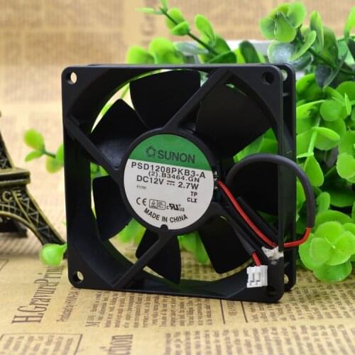 FOR SUNON stablish 8025 chassis server cooling fan 12V 2.7W PSD1208PKB3-A double ball