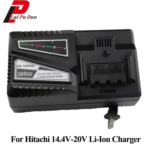 UC18YSFL Li-ion Battery Charger For Hitachi Electrical Drill 14.4V- 18V Li-ion Battery BSL1415 BSL1420 BSL1440 BSL1450