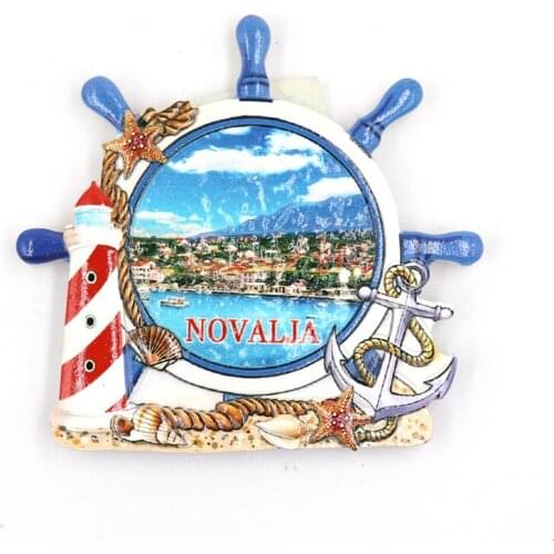 Croatia 1st European Feature Resin Fridge Pasters Refrigerator Magnetic Stickers Collective Gifts Tourism Viewpoints Souvenirs