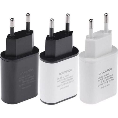 100pcs/lot High Quality 5V 2A USB Charger Adapter UK EU US Plug Power Supply Adapter Travel Quick Charger
