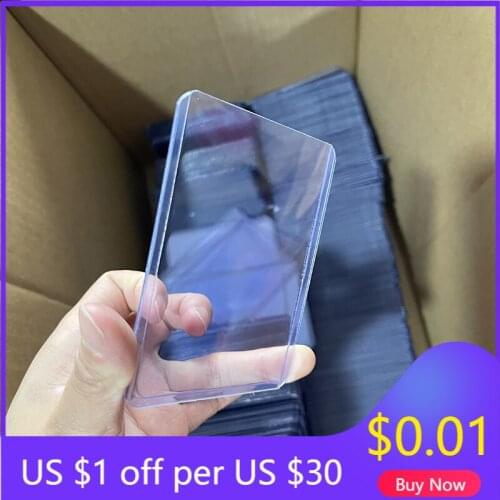 35pt toploader 3"X4" board game cards protector Gaming trading card holder case for Football Basketball Sport cards 1Pc