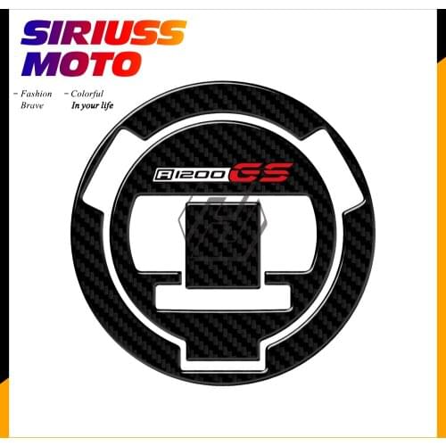 3D Carbon-look Motorcycle Fuel Gas Cap Protector Decals Case for BMW R1200GS R1200 GS 2008-2012