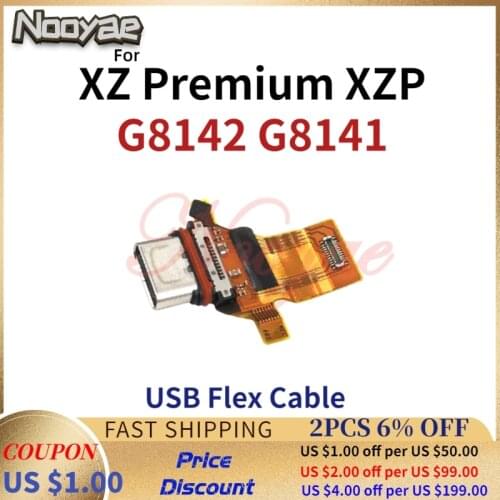 Best For Sony Xperia XZ Premium XZP G8142 G8141 USB Dock Charging Port Plug Charger Connector Flex Cable Board 5pcs/lot