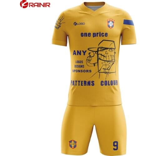 Free Shipping Fast Delivery Make Your Own Soccer Jersey Breathable Football Shirt Maker Soccer Jersey