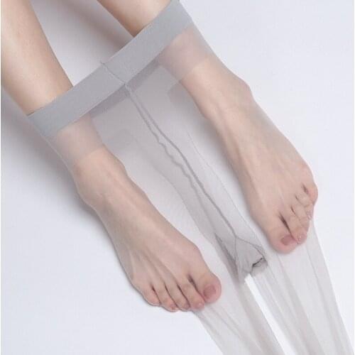 Stockings summer thin stockings ladies thin sexy pantyhose toe transparent T-slot paper jam transparent skin care