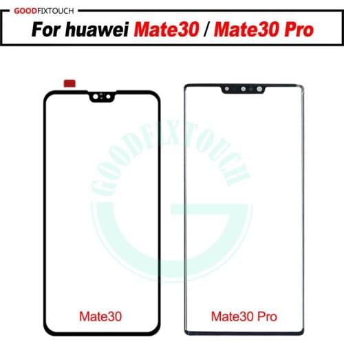 For huawei mate 30 Front Glass Touch Screen Top Lens LCD Outer Panel Repair For huawei mate30 Pro Glass lens