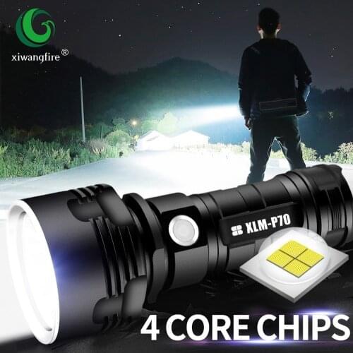 Super Powerful LED Flashlight L2 XHP50 Tactical Torch USB Rechargeable Linterna Waterproof Lamp Ultra Bright Lantern Camping