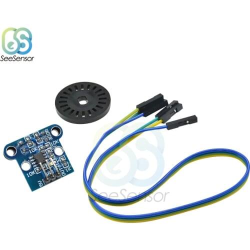 HC-020K Double Speed Measuring Module Motor Rotational Speed Testing Sensor Module with Photoelectric Encoders Kit