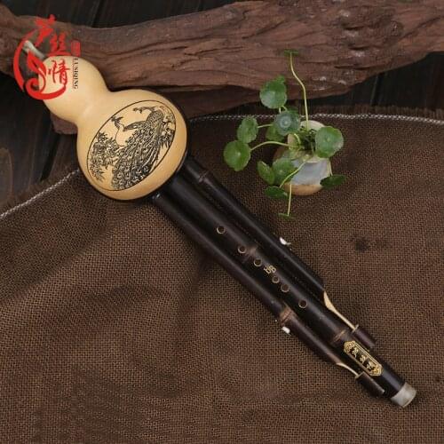 Chinese Flute Hulusi Gourd Bamboo Flauta Ethnic Professional Musical Instruments Beginners C/Bb Key Bambu Woodwind instrumento