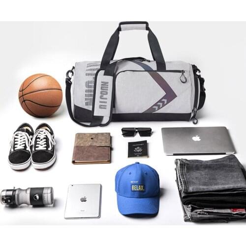 Round Bag Gym Bag Mens Sports Separate Shoes Female Wet And Dry Separation Short Trip Luggage Bag Travel Bag