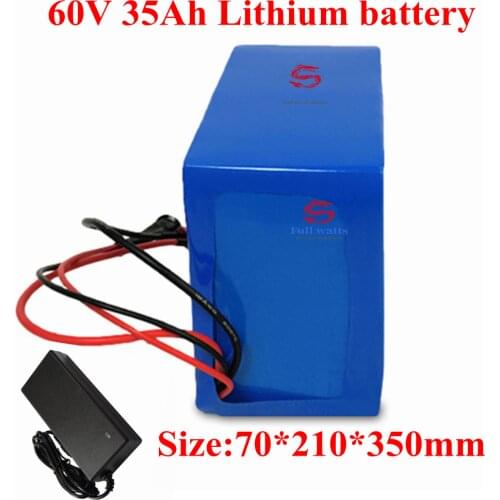 60v 35Ah Li-ion Battery Pack 100A BMS 5400w 3600w 3000w Dualtron Ultra Electric Scooter Bike Motor Power RV EV + 5A Charge