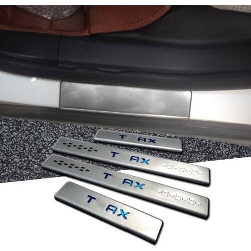 1 Set Outer Door Sill Scuff Guard Cover Trim For Chevrolet Trax 2014 2015 2016 2017 2018 2019 Chrome Car Styling Welcome Pedal