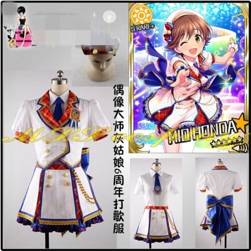 New Clothing Hot Anime Girl 6th anniversary Costume Uniform Cosplay D