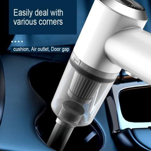 New Portable Mini Wireless Car Vacuum Cleaner Wet Dry Dual Use Handheld Auto Vacuum Cleaner for Car Interior & Home Cleaning